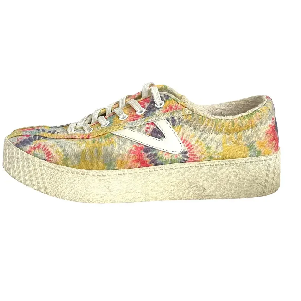 Tretorn Nylite 12 Tie Dye Platform Sneakers SIze US 8.5 Worn Once